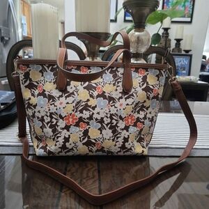 Tory Burch Multicolor Floral Tote